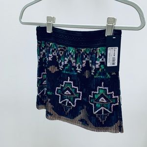 Girls sequin mini skirt